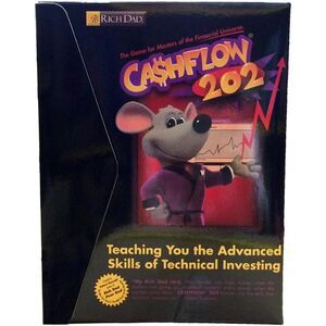 Cashflow 202 Rich Dad Educational Learning Board Game for 6-Player - Cardboard